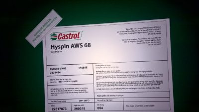 CASTROL HYSPIN AWS VG 68 x 209 lít = 10.6 triệu ( hotline: 0985.864.106 )