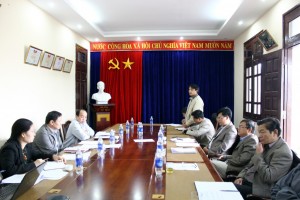 Đoàn kiểm tra giám sát của Đảng ủy TCT Sông Đà đến làm việc tại Công ty cổ phần thủy điện Sông Đà – Hoàng Liên